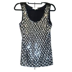 Calvin Klein Sequined Sleeveless Top